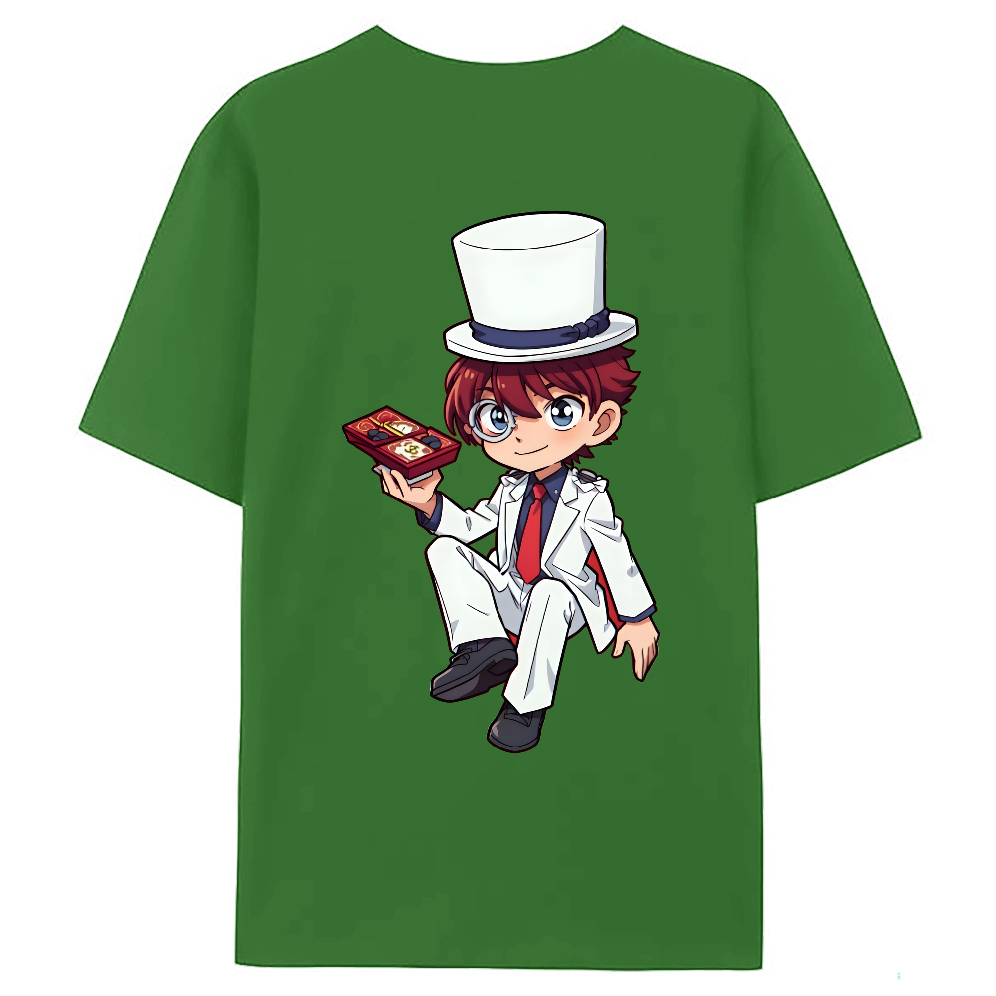 （画像用） 名探偵コナン くろば かいと Detective Conan Kuroba Kaito レディース半袖Tシャツ(バックプリント)